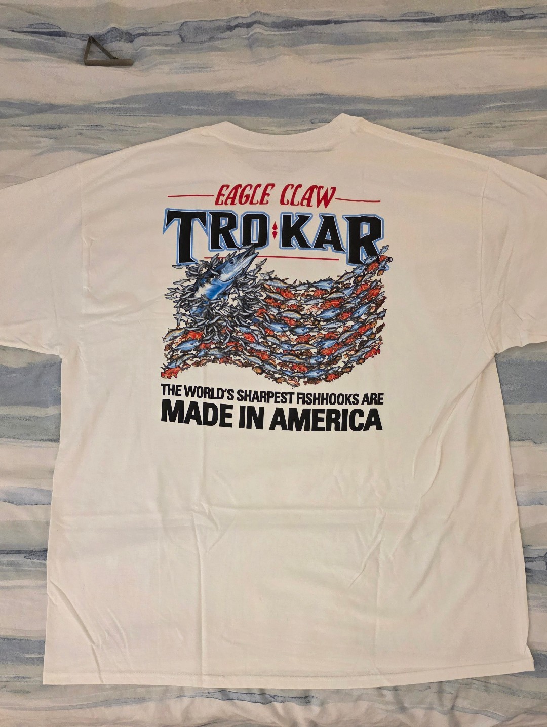 Eagle Claw Trokar Fishing Graphic TShirt Mens 2xl